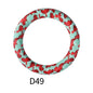 65mm Printed Silicone Beads Rings 7