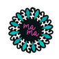 20pcs Silicone Focal Beads Mama Daisy Written Text Center