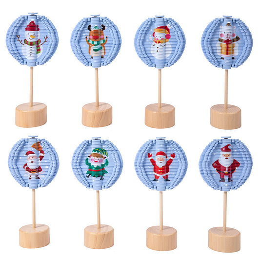 Wooden Christmas Spiral Tree Montessori Toys for Kids