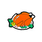 Silicone Focal Beads Roasted Chicken Turkey Thanksgiving On Plate