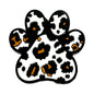 20pcs Silicone Focal Beads Dog Paw Spot Pattern