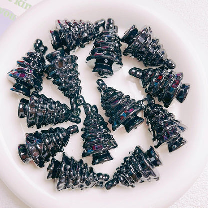 5pcs 36x22mm Christmas Tree Acrylic Beads Holiday Craft 6