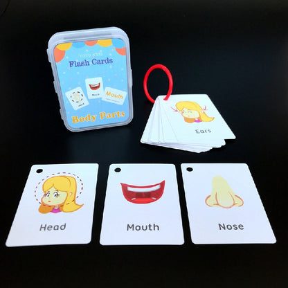 Educational Flash Cards Learning Toy Paper 63x88mm 7
