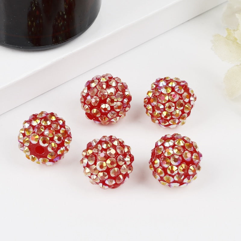 50pcs 12mm Rhinestone Beads DIY Jewelry Making Craft Supplies 9