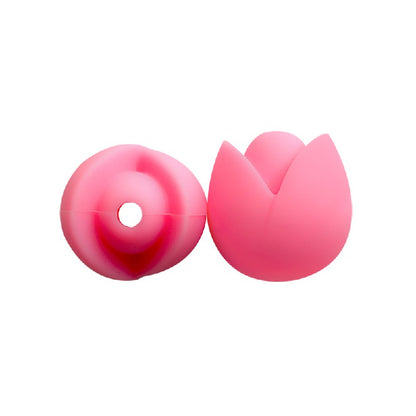 10pcs Silicone Focal Beads Lotus Diy Necklace Ornament 6