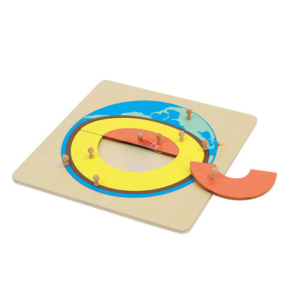 Wooden Geographical Internal Structure Puzzle Montessori Toys