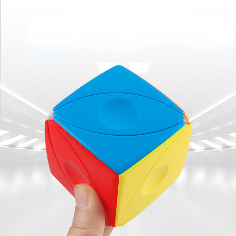 Plastic Magic Eye Fidget Cube 5.8cm Sensory Puzzle Toy 5