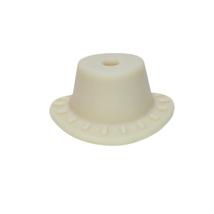 50pcs Silicone Focal Beads Cowboy Hat With Hole Center 10