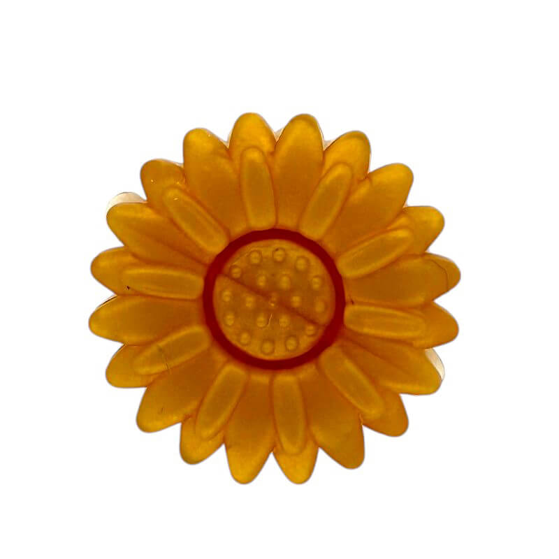20Pcs Silicone Focal Beads Daisy Sunflower Front Facing Design 8