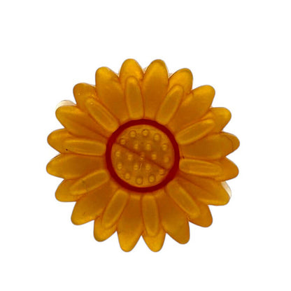 20Pcs Silicone Focal Beads Daisy Sunflower Front Facing Design 8