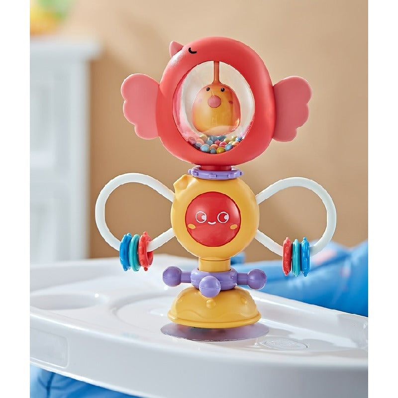 Bird Rattle Suction Cup Spinner Sorting Toy for Babies 2