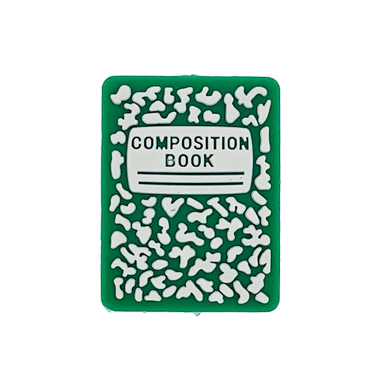 20pcs Silicone Focal Beads Composition Book Front Cover Detail