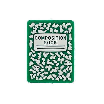 20pcs Silicone Focal Beads Composition Book Front Cover Detail