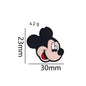20pcs Silicone Focal Beads Round Ear Mouse Character Accessories Bulk 18
