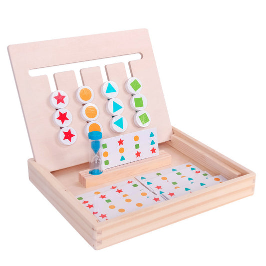 Wooden Montessori Toys Thinking Training Double-Sided Game
