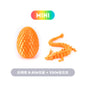 3D Printed Chinese Loong Dragon Egg Decoration Gift 22cm
