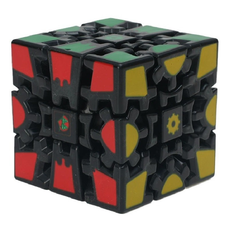 Plastic Gear Fidget Cube Puzzle Toy 5.6cm Size 4