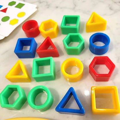 Plastic Shape Matching Montessori Toys Educational for Kids 3+ 3