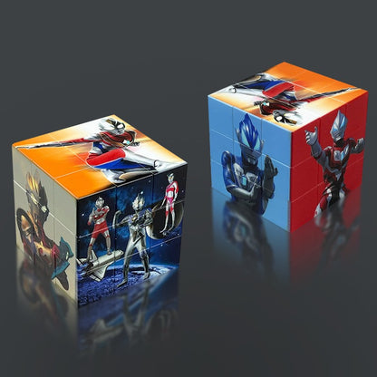 Neutral Ice and Snow Themed Rubik's Cube Fidget Toy 57mm 3