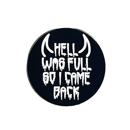 20pcs Silicone Focal Beads Hell Was Full Quote Printed Text 2