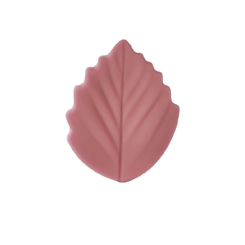 20pcs Silicone Focal Beads Colorful Leaves Leaf Shape 15