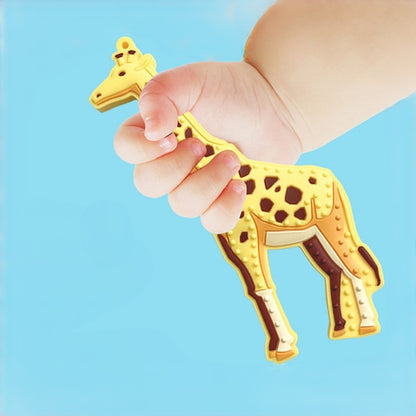 Giraffe Silicone Teething Toy Baby Teether 3