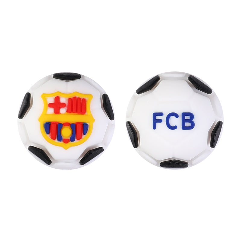 20pcs Silicone 3D Focal Beads World Cup Football Trophy and Soccer Ball Design 12