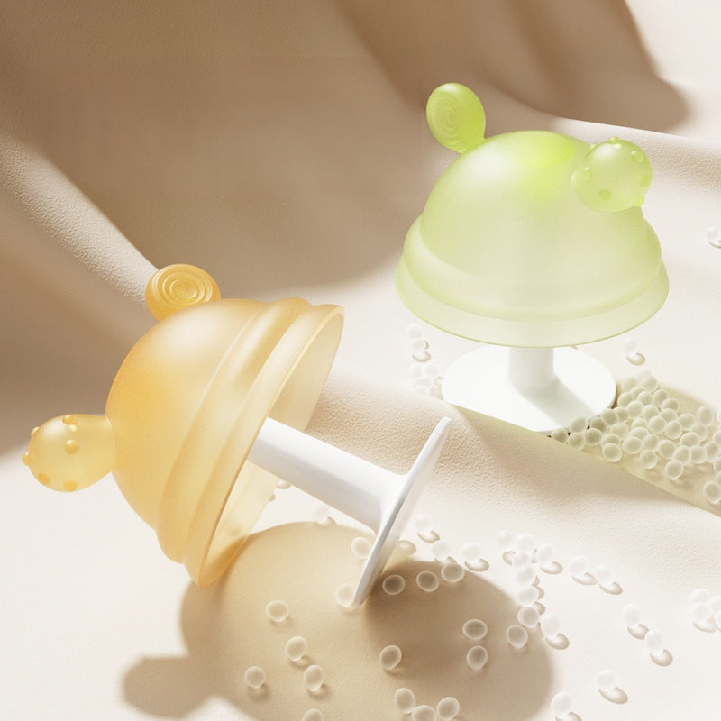 Silicone Mushroom Shaped Baby Teether Toy 82x72mm 2