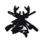 20Pcs Silicone Focal Beads Hunting Season Deer Antlers Crossed Rifles 11
