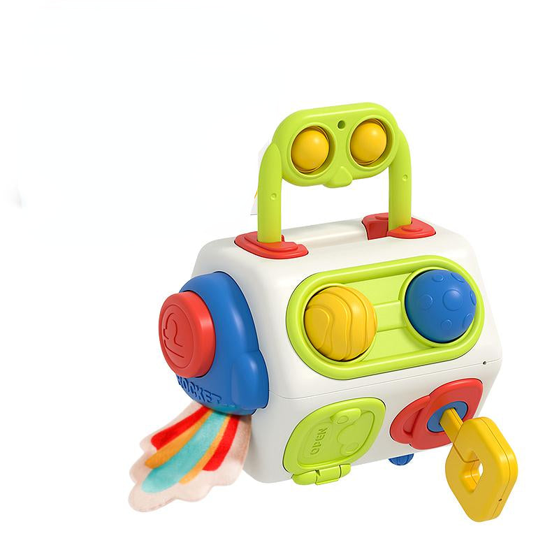 Plastic Montessori Toys Baby Finger Activity Cube 10cm
