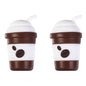 20Pcs Silicone 3D Focal Beads Coffee Cup with Coffee Bean Detail 13
