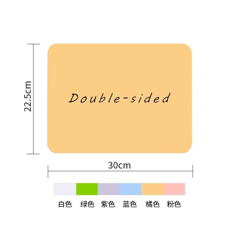 Melamine Double Sided Dry Erase Lapboard Educational Toy 30cm 11