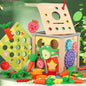 Wooden Montessori Toys Pairing Radish Pulling Educational Toy 6