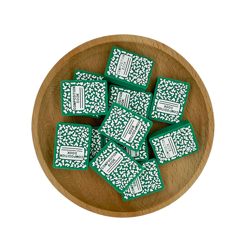 20pcs Silicone Focal Beads Composition Book Front Cover Detail 2