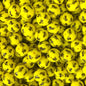 50pcs 15mm Bees Print Silicone Beads Orange Yellow White Colors 2