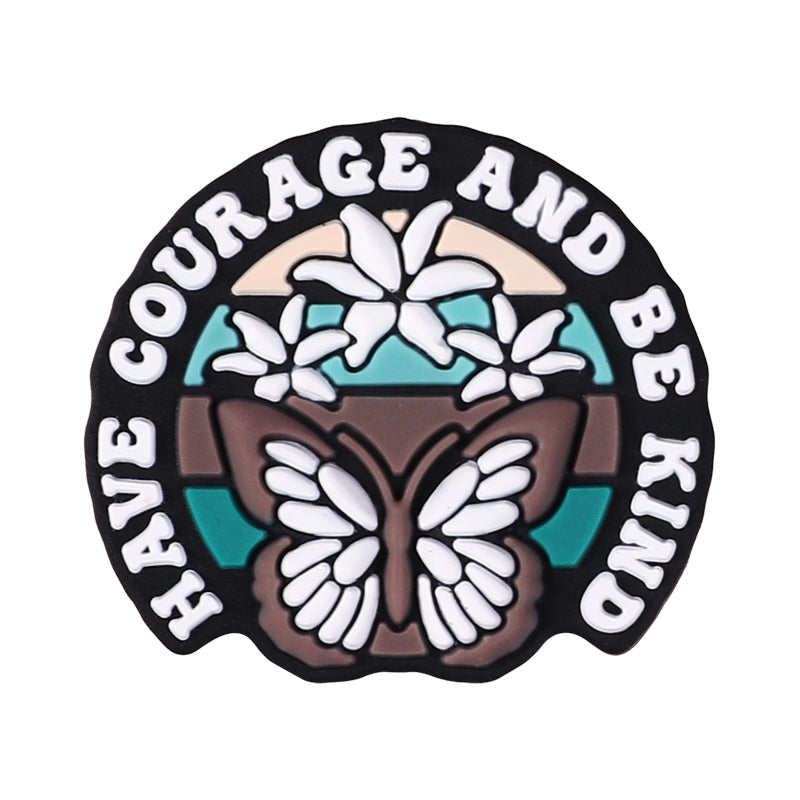 Silicone Focal Beads Butterfly Eight Styles Variety Design 14