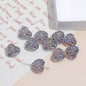 10pcs 18x20mm Transparent Heart Acrylic Beads DIY Bracelet Making 9