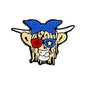 20pcs Silicone Focal Beads American Cattle Wearing Bandana and Sunglasses