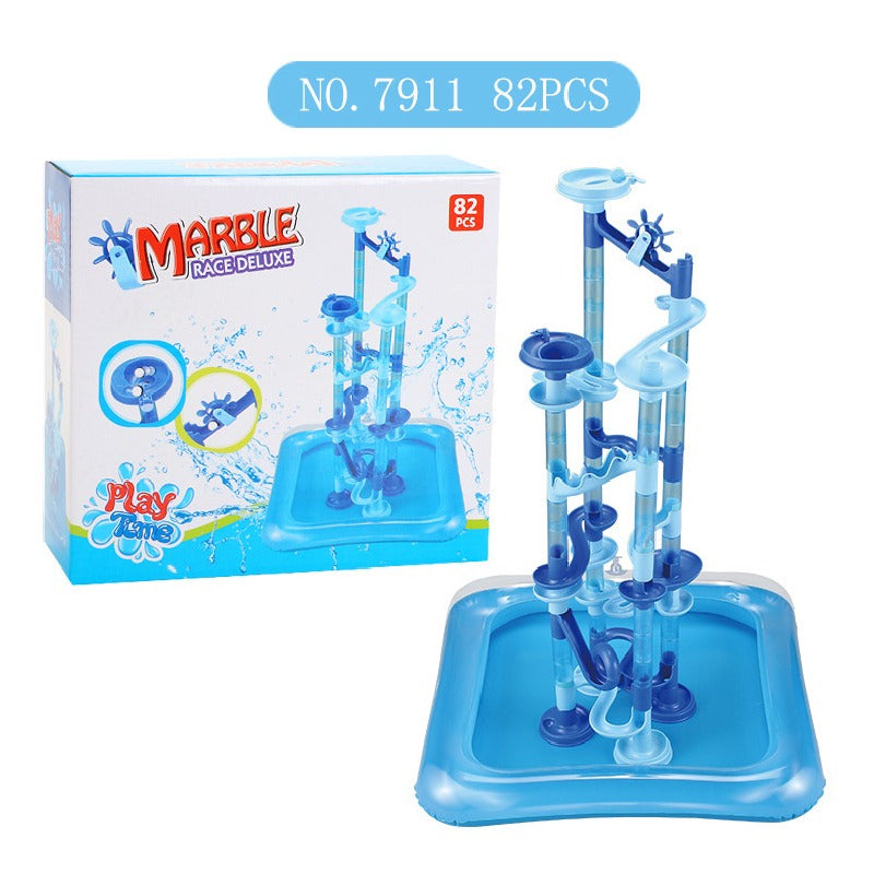 Plastic Marble Run Water Playing Educational Toy 16.5cm 8