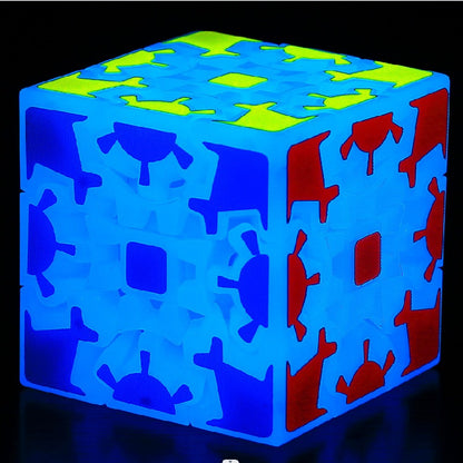 Plastic Gear Fidget Cube Puzzle Toy 5.6cm Size 12