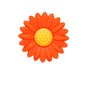 50pcs Silicone Focal Beads Daisy Flower Variety of Colors Design 19