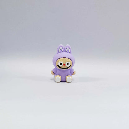 20Pcs Silicone 3D Focal Beads Cartoon Figure Sitting Pose 6