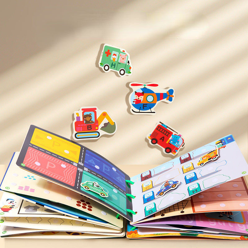 Educational Montessori Toys Quiet Sticker Activity Book for Kids 4