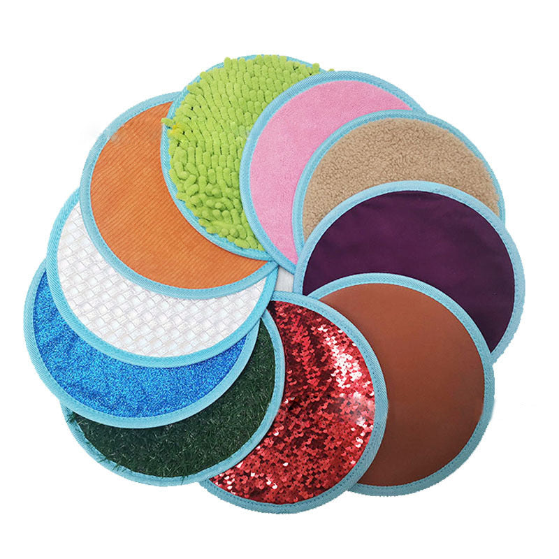 Sensory Texture Circle Mats for Autism Sensory Play 22cm 7