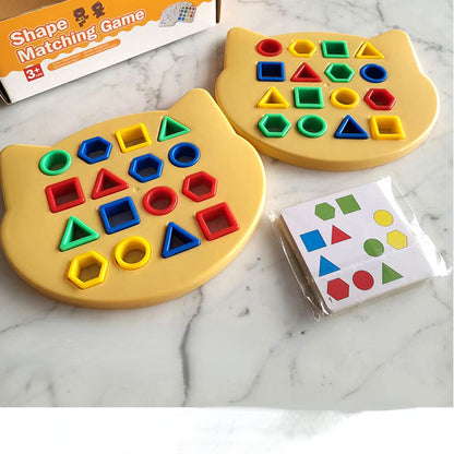 Plastic Shape Matching Montessori Toys Educational for Kids 3+ 7