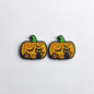 20Pcs Silicone Focal Beads Halloween Pumpkin Cat Bat Web Design