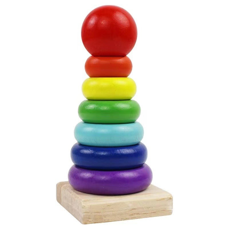 Wooden Geometric Montessori Toys Shape Sorting Educational Toy 2