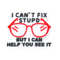 20pcs Silicone Focal Beads Glass Design Red Glasses with Text