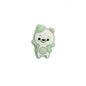 Silicone Focal Beads Dancing Bear Wearing Hat Pose 9