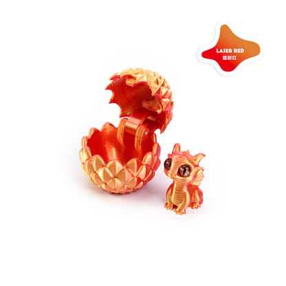3D Printed Openable Dragon Egg Set Cute Pet Dragon Ornament Gift